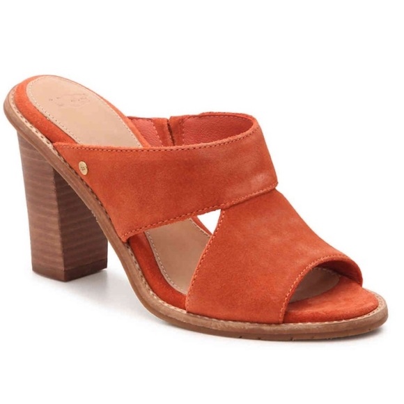 UGG Celia Suede Slide Sandal Size 7.5 - Picture 1 of 7